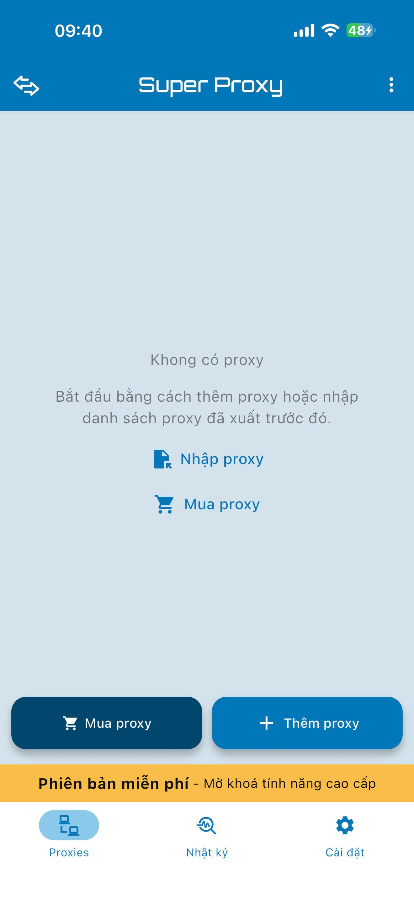 SỬ DỤNG SUPER PROXY